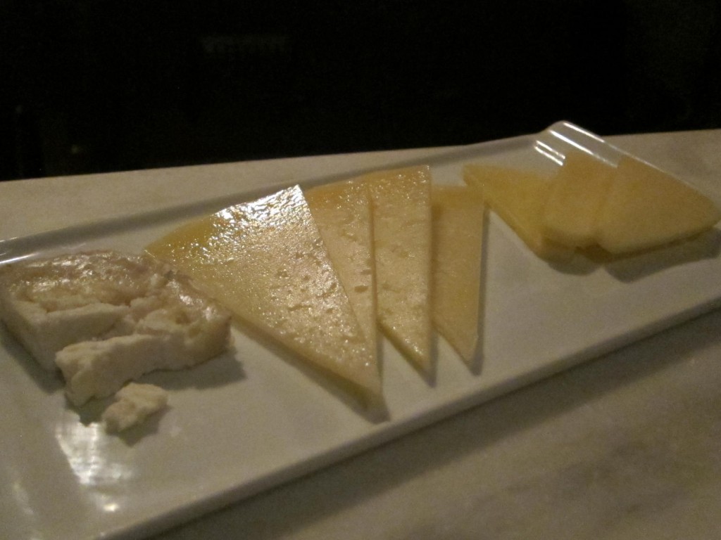 Cheese platter from Iruna at Mabel’s on Main