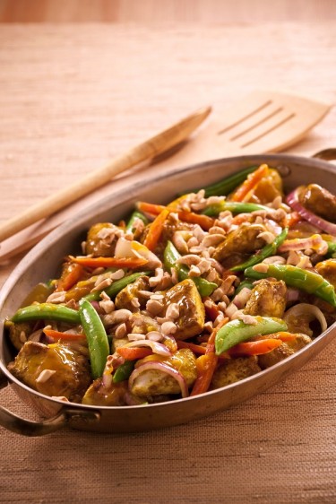 Cashew Chicken Curry Stir-Fry from Eat More of What You Love