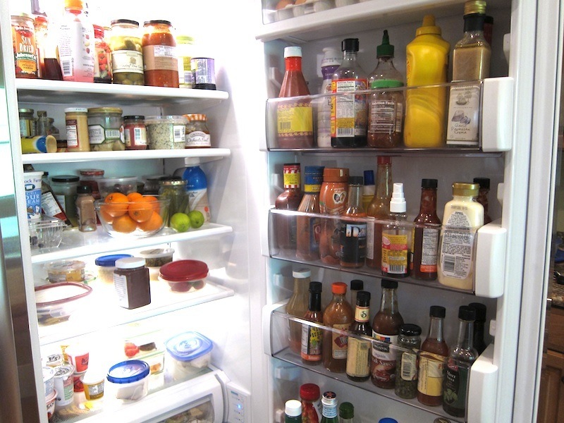 Michelle’s stocked fridge