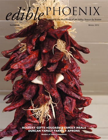 Edible Phoenix Winter 2012 issue with Clean Eating for Busy Families