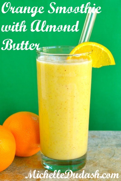 Creamy Ginger-Orange Smoothie with Almond Butter