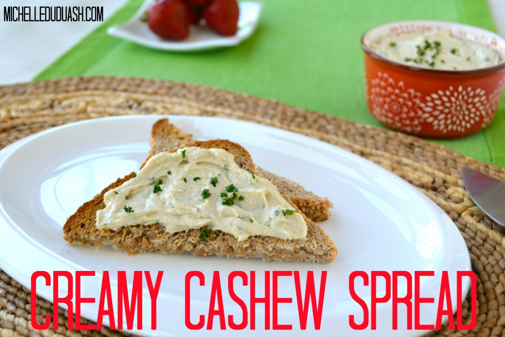 Creamy Rosemary-Chive Cashew Spread