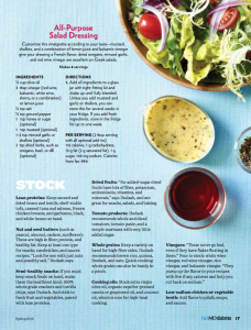 Clean eating expert Michelle Dudash in WebMD magazine