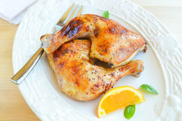 Roasted Orange-Bringed Chicken