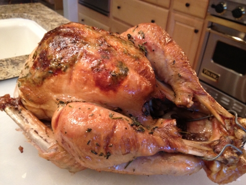 Herb roasted turkey