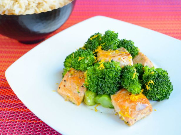 Salmon Broccoli Stir Fry