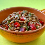 Tepary Bean Salad with Red Bell Pepper, Cumin & Lemon Vinaigrette ...